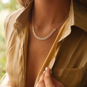 Silver Link Necklace